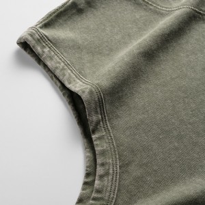 Vintage Wash Cotton Tank – 100% Organic Athletic Sleeveless