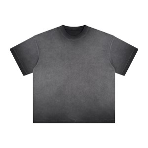 Retro washed high-quality cotton t-shirt – Customizable luxurious men’s t-shirt – Stone washed t-shirt