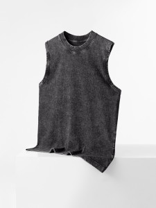 Vintage Wash Cotton Tank – 100% Organic Athletic Sleeveless