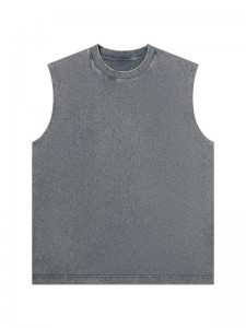 Vintage Wash Cotton Tank – 100% Organic Athletic Sleeveless