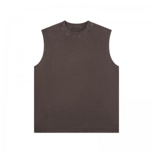 Vintage Wash Cotton Tank – 100% Organic Athletic Sleeveless