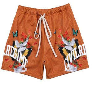 fashion Digital printing Printing Sports Mesh Shorts Polyester Casual Snack Quick Dry Hip Hop Pants Men Shorts leisure pants