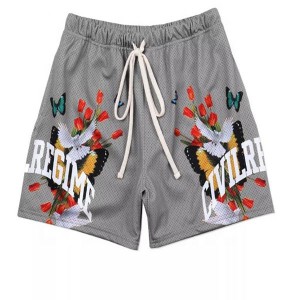 fashion Digital printing Printing Sports Mesh Shorts Polyester Casual Snack Quick Dry Hip Hop Pants Men Shorts leisure pants