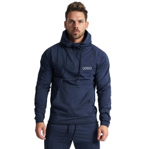 Custom made Logo Men Hoodies High Quality Cotton Pullover Sweatshirts Hoodie