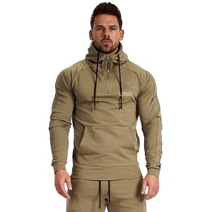 Custom made Logo Men Hoodies High Quality Cotton Pullover Sweatshirts Hoodie