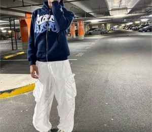 customizable fashion long sleeve hoodie puff print Street Hip-Hop Zipper hoodies