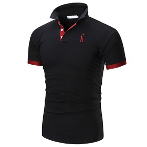 embroidory Summer Short Sleeve Adult Wholesale customizable High Quality Men Polo T-shirt