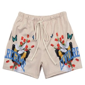 fashion Digital printing Printing Sports Mesh Shorts Polyester Casual Snack Quick Dry Hip Hop Pants Men Shorts leisure pants