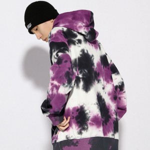 Wholesale tie dye high quality men’s custom winter hoodies sweatshirts mens hoodie set