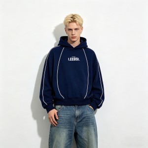 Sporty Boxy Fit Hoodie – Custom OEM Pullover Sweatshirt, Disney-Audited Factory for Licensed Apparel